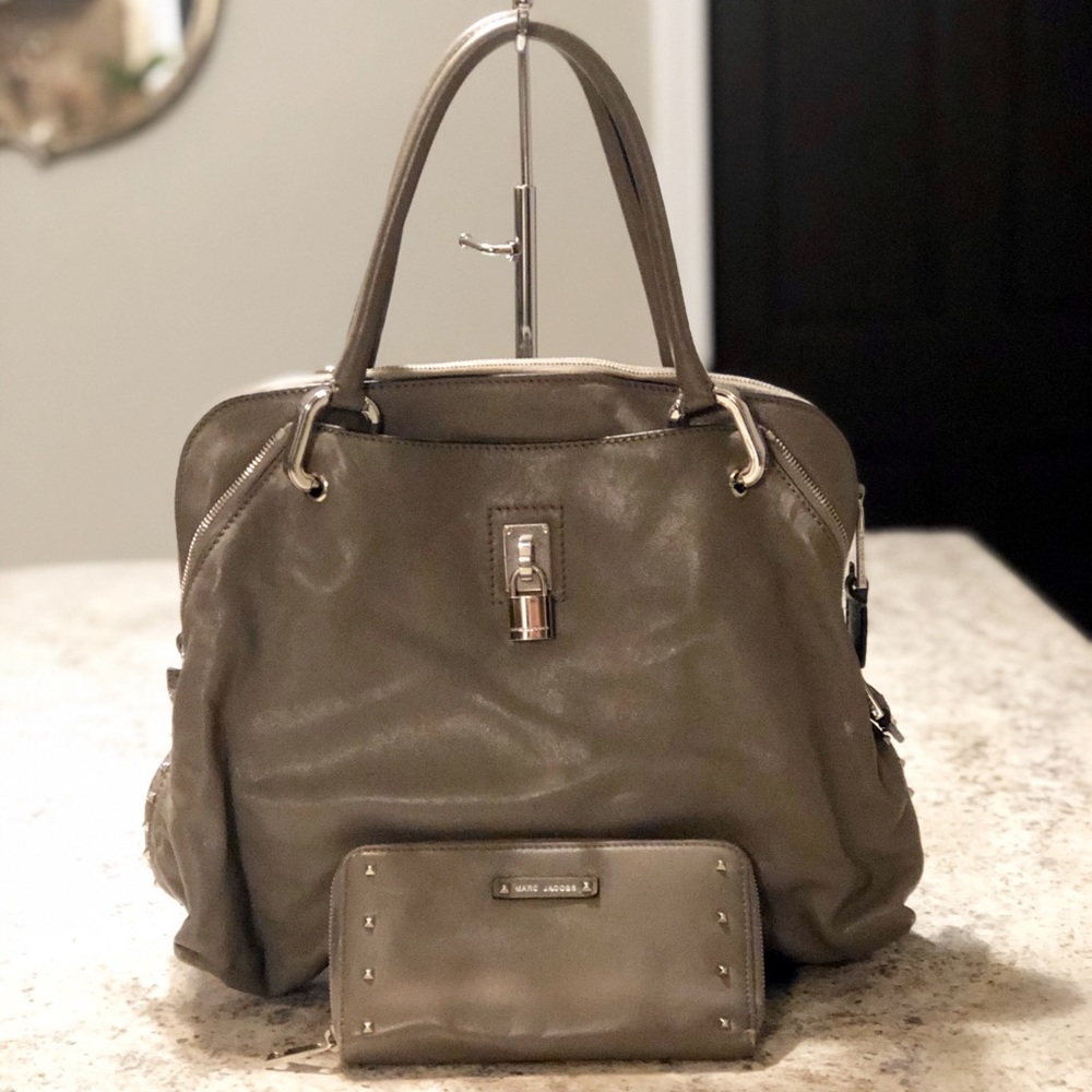 Marc Jacobs Leather Paradise Rio Satchel & Wallet